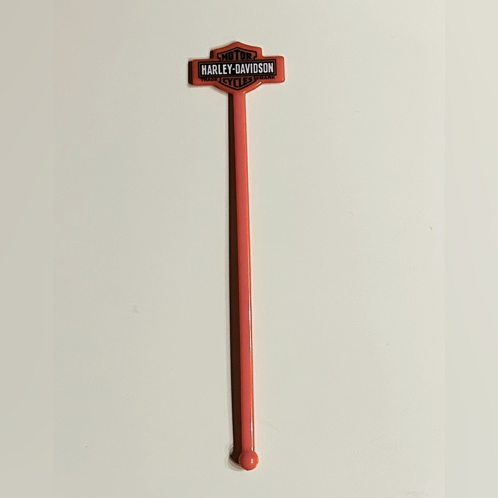Harley Davidson bar ware, swizzle sticks, drink stirrers, man cave, dad, qty 12